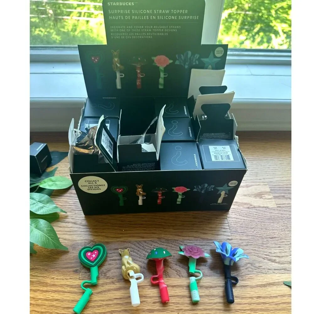 x5 Starbucks Straw Stopper Limited Edition!